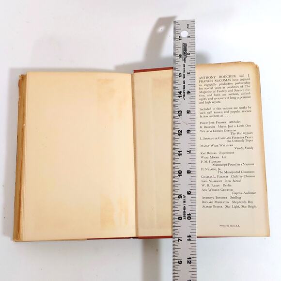 The Best from Fantasy and Science Fiction Third Series 1954 Doubleday HC DJ - Picture 6 of 7